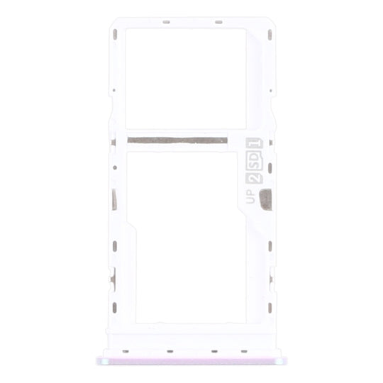 SIM-Kartenfach + SIM-Kartenfach / Micro-SD-Kartenfach für Motorola Moto G10 XT2127-2 (Silber)