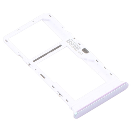 SIM Card Tray + SIM Card Tray / Micro SD Card Tray for Motorola Moto G10 XT2127-2 (Silver) by buy2fix