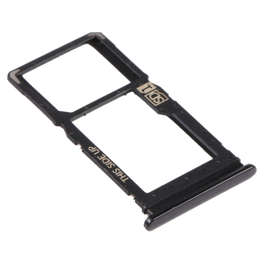 SIM Card Tray + Micro SD Card Tray for Motorola Moto G Stylus 2020 (Black) by buy2fix