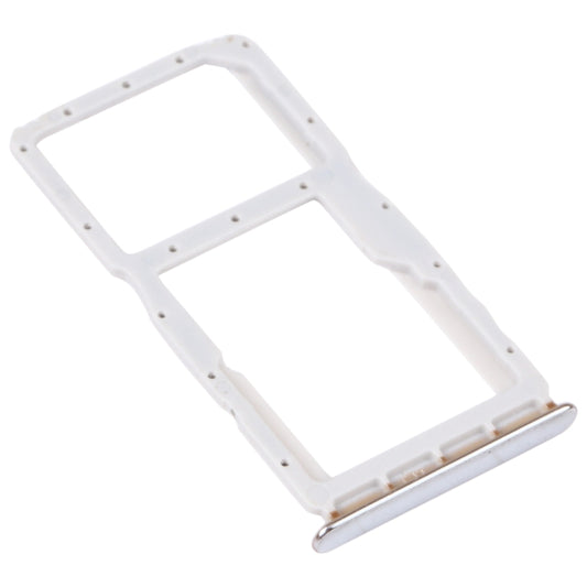 SIM Card Tray + SIM Card Tray / Micro SD Card Tray for Huawei Nova 4e(Silver) by buy2fix
