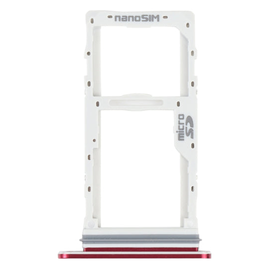 SIM-Kartenfach + SIM-Kartenfach / Micro-SD-Kartenfach für LG Velvet 5G LM-G900N LM-G900EM LM-G900 LM-G900TM (Rot)