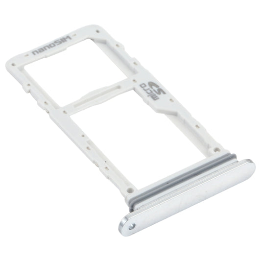 SIM Card Tray + SIM Card Tray / Micro SD Card Tray for LG Velvet 5G LM-G900N LM-G900EM LM-G900 LM-G900TM (Silver) by buy2fix