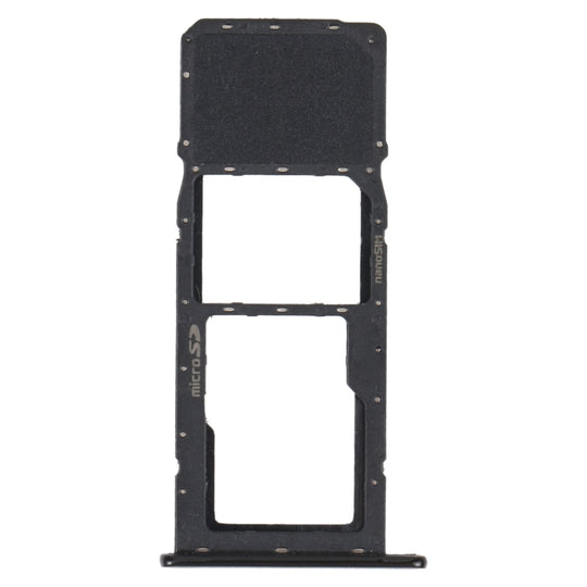 SIM-Kartenfach + Micro-SD-Kartenfach für LG K41S LMK410EMW LM-K410EMW LM-K410 (Schwarz)