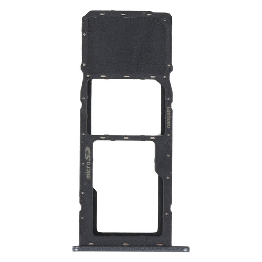 SIM-Kartenfach + Micro-SD-Kartenfach für LG K41S LMK410EMW LM-K410EMW LM-K410 (Silber)