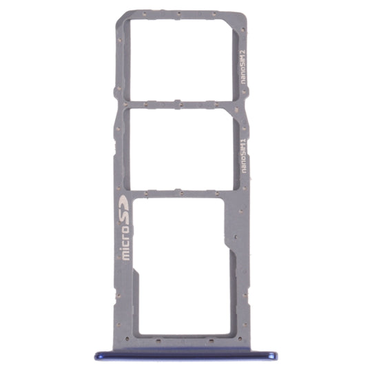 SIM-Kartenfach + SIM-Kartenfach + Micro-SD-Kartenfach für LG K42 / K52 (Brasilien) LMK420 LMK420H LMK420E LMK420Y (Blau)