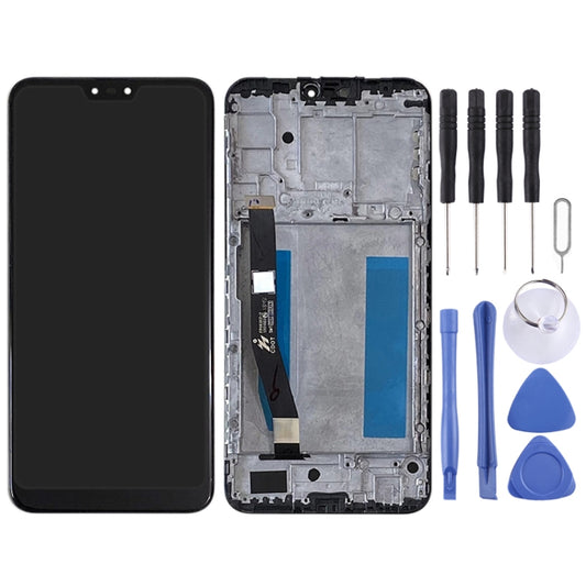 OEM LCD Screen for Asus Zenfone Max Plus (M2) ZB634KL A001D Digitizer Full Assembly with Frame（Black) by buy2fix