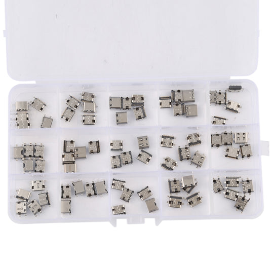 75 PCS/Set USB Type C Charging Port Connector 6Pin / 12Pin / 16Pin / 14Pin / 24Pin for Huawei / Samsung / Xiaomi Etc by buy2fix