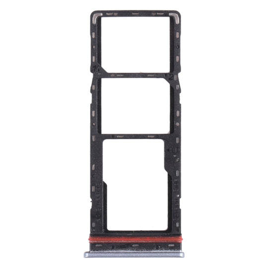 SIM-Kartenfach + SIM-Kartenfach + Micro-SD-Kartenfach für infinix Hot 8 Lite X650 (Grau)