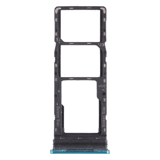 SIM-Kartenfach + SIM-Kartenfach + Micro-SD-Kartenfach für infinix Smart 5 X657 X657C (Grün)