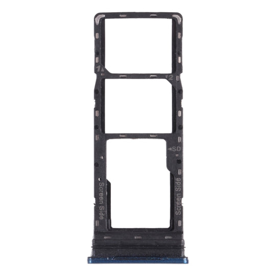 SIM-Kartenfach + SIM-Kartenfach + Micro-SD-Kartenfach für infinix Smart 5 X657 X657C (Blau)