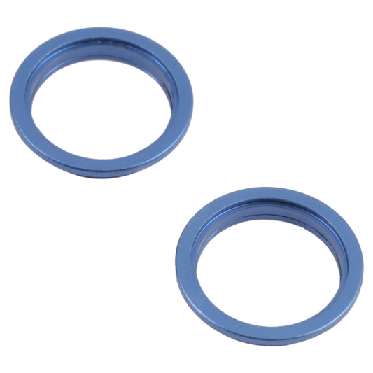 2 PCS Rear Camera Glass Lens Metal Outside Protector Hoop Ring for iPhone 13(Blue) by buy2fix