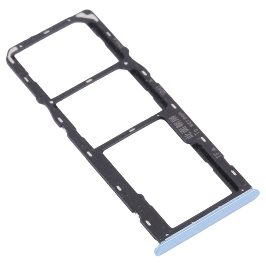 For OPPO Realme C12 RMX2189 SIM Card Tray + SIM Card Tray + Micro SD Card Tray (Blue) by buy2fix