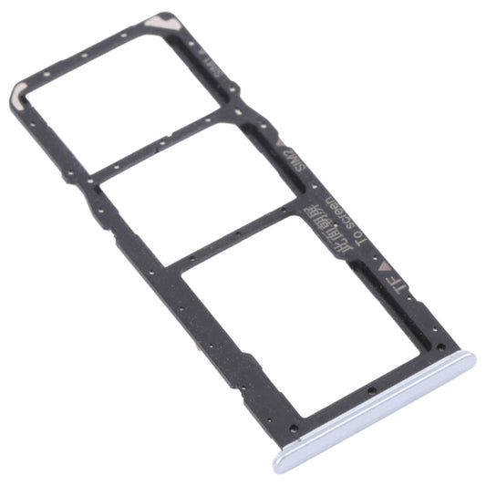 For OPPO Realme 7 (Asia) RMX2151, RMX2163 SIM Card Tray + SIM Card Tray + Micro SD Card Tray (White) by buy2fix
