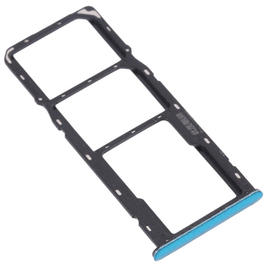 For OPPO Realme C3 RMX2027, RMX2020, RMX2021 SIM Card Tray + SIM Card Tray + Micro SD Card Tray (Blue) by buy2fix
