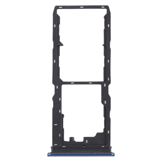 SIM-Kartenfach + SIM-Kartenfach + Micro-SD-Kartenfach für vivo Y30 (China) / Y20s V2034A (Blau)
