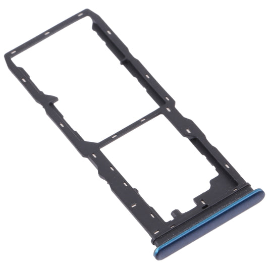 For vivo Y30 (China) / Y20s V2034A SIM Card Tray + SIM Card Tray + Micro SD Card Tray (Blue) by buy2fix