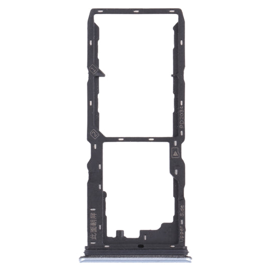 SIM-Kartenfach + SIM-Kartenfach + Micro-SD-Kartenfach für vivo Y30 (China) / Y20s V2034A (Weiß)
