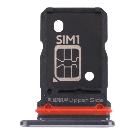 SIM-Kartenfach + SIM-Kartenfach für vivo X60 Pro / X60 V2045 V2046 (Schwarz)