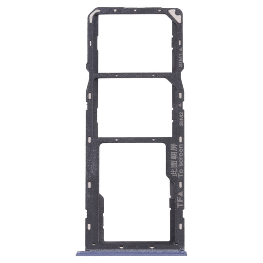 SIM-Kartenfach + SIM-Kartenfach + Micro-SD-Kartenfach für OPPO Realme Narzo 20 (Blau)