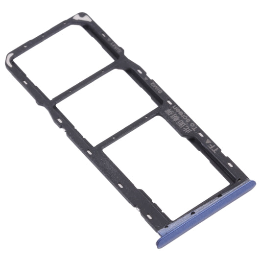 For OPPO Realme C15 RMX2180 SIM Card Tray + SIM Card Tray + Micro SD Card Tray (Blue) by buy2fix