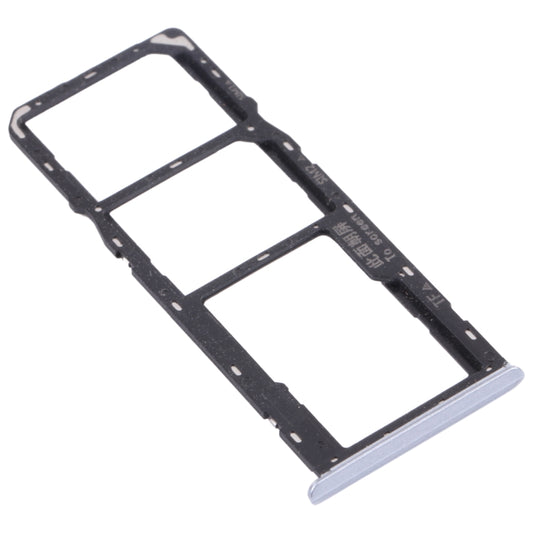 For OPPO Realme C15 RMX2180 SIM Card Tray + SIM Card Tray + Micro SD Card Tray (Silver) by buy2fix