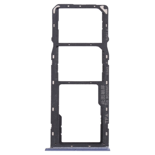 SIM-Kartenfach + SIM-Kartenfach + Micro-SD-Kartenfach für OPPO Realme 7 (Global) (Blau)
