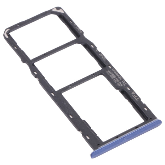 For OPPO Realme 7 (Global) SIM Card Tray + SIM Card Tray + Micro SD Card Tray (Blue) by buy2fix