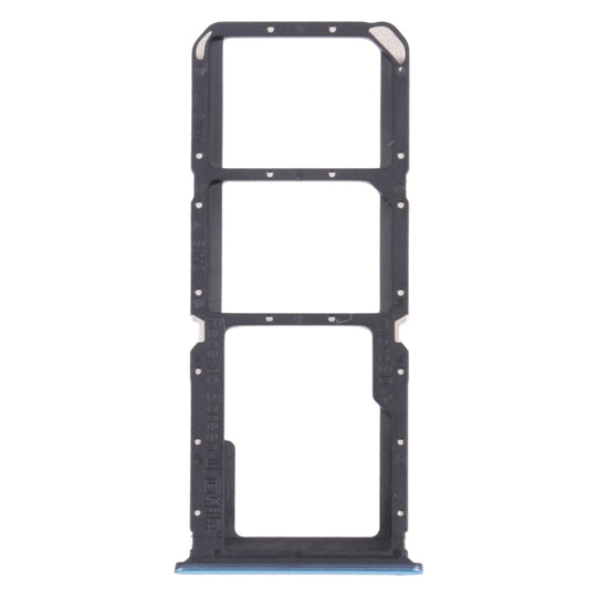 SIM-Kartenfach + SIM-Kartenfach + Micro-SD-Kartenfach für OPPO A93 PCGM00, PEHM00 (Blau)