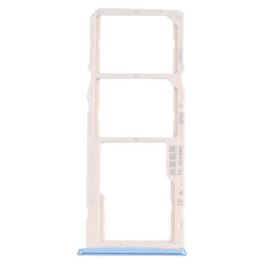 SIM-Kartenfach + SIM-Kartenfach + Micro-SD-Kartenfach für OPPO A35 CPH2179 (Blau)