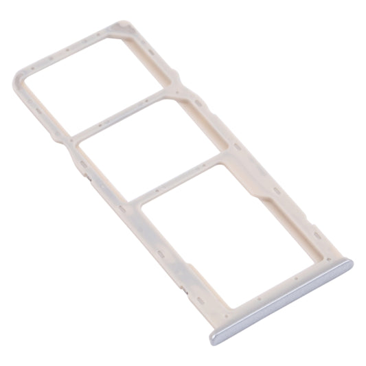 For OPPO A35 CPH2179 SIM Card Tray + SIM Card Tray + Micro SD Card Tray (White) by buy2fix