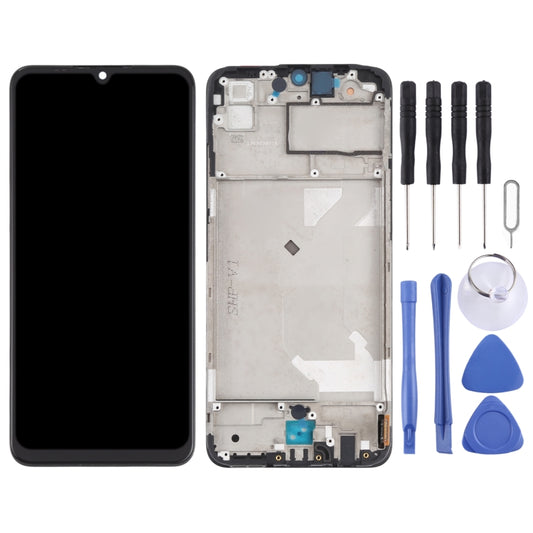 Original LCD Screen and Digitizer Full Assembly With Frame for vivo Y7s by buy2fix