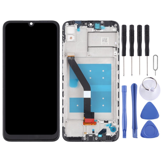 OEM LCD Screen for Huawei Y6s Digitizer Full Assembly With Frame(2019)(Black) by buy2fix