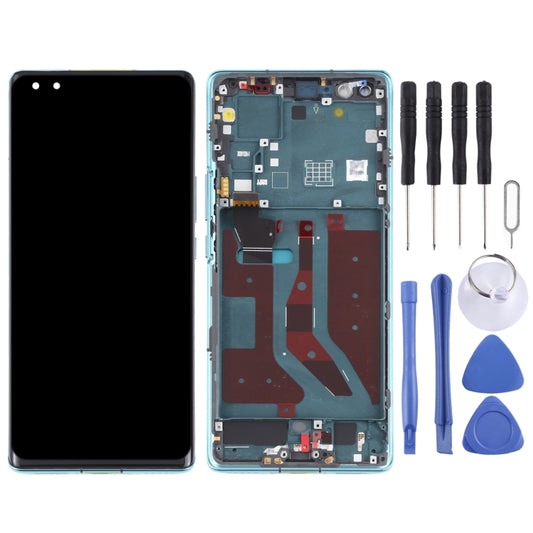Original OLED LCD Screen for Huawei Nova 8 Pro 5G Digitizer Full Assembly With Frame(Green) by buy2fix