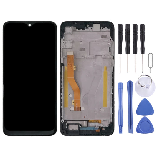 LCD Screen and Digitizer Full Assembly With Frame for Alcatel 1SE 2020 OT5030 5030 5030D 5030F(Black) by buy2fix