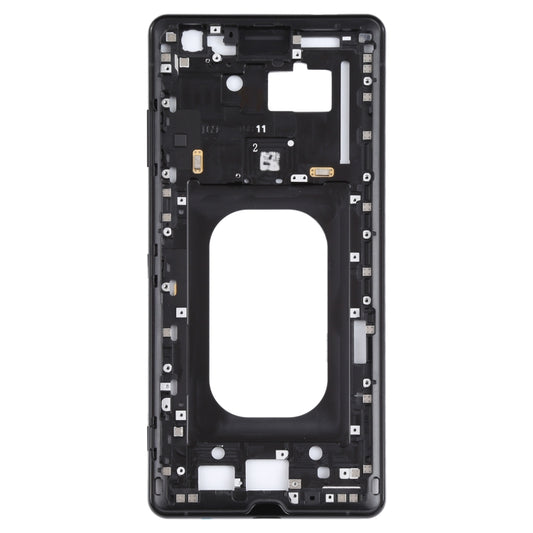 Middle Frame Bezel Plate for Sony Xperia XZ3(Black) by buy2fix