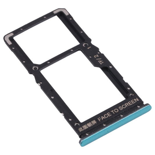 SIM Card Tray + SIM Card Tray / Micro SD Card Tray for Xiaomi Poco X3 GT 21061110AG (Green) by buy2fix
