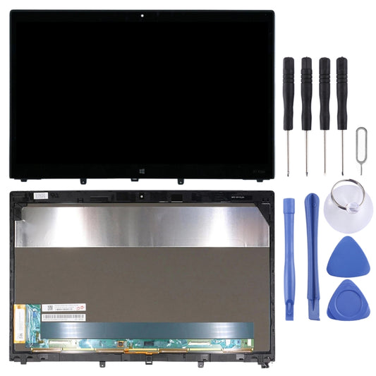 Original LCD Screen for Lenovo ThinkPad X1 Yoga 1st Gen 2nd Gen Digitizer Full Assembly with Frame (Black) by buy2fix