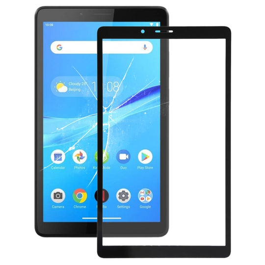 Frontscheibe Außenglas für Lenovo Tab M7 TB-7305 TB-7305F TB-7305i TB7305X (Schwarz)