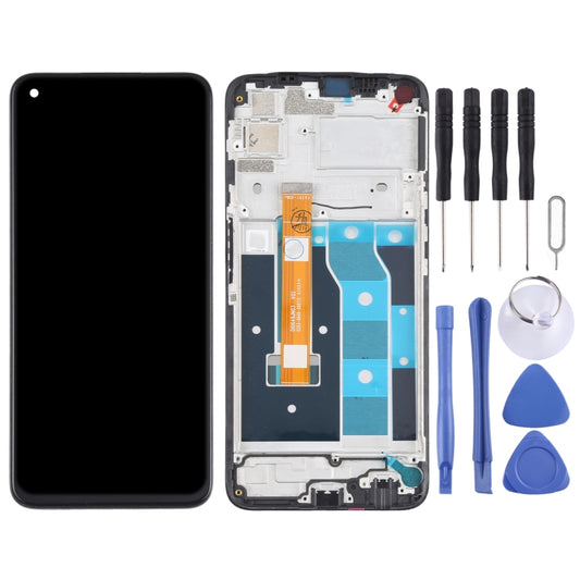 LCD Screen and Digitizer Full Assembly with Frame for OPPO Realme 6i (India) / Realme 6s / Realme Narzo RMX2002 by buy2fix