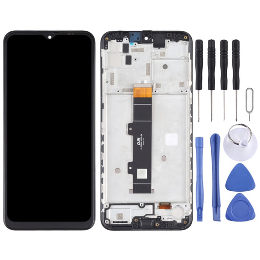 TFT LCD Screen for Motorola Moto G30 XT2129-1 XT2129-2 Digitizer Full Assembly with Frame (Black) by buy2fix