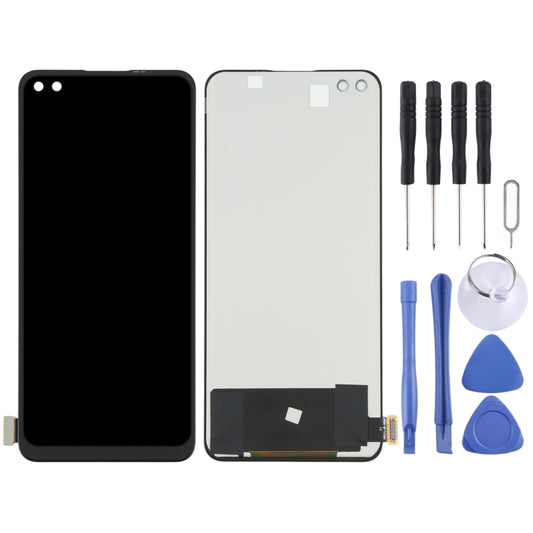 TFT Material LCD Screen and Digitizer Full Assembly (Not Supporting Fingerprint Identification) for OPPO Realme X50 Pro 5G / OnePlus Nord RMX2075 RMX2071 RMX2076 by buy2fix