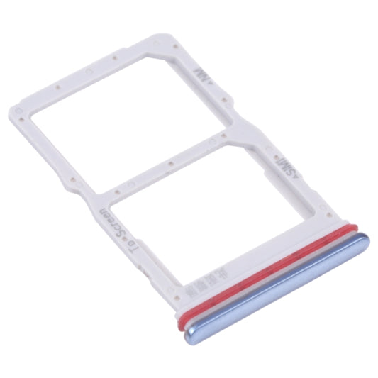 SIM Card Tray + NM Card Tray for Huawei nova 7 SE 5G Youth (Blue) by buy2fix