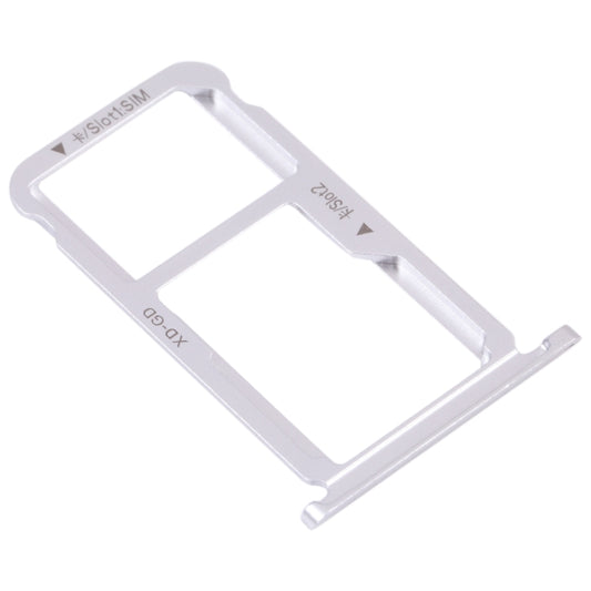 SIM Card Tray + SIM Card Tray / Micro SD Card Tray for Honor 9X Lite (Silver) by buy2fix