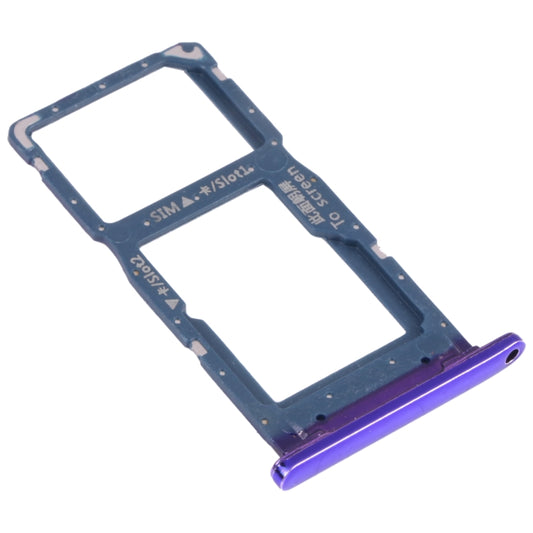 SIM Card Tray + SIM Card Tray / Micro SD Card Tray for Huawei P Smart (2019)(Purple) by buy2fix