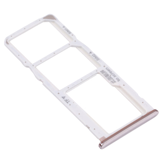 SIM Card Tray + SIM Card Tray + Micro SD Card Tray for Huawei Y7 (2018) (Silver) by buy2fix