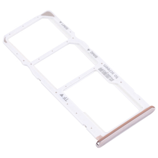 SIM Card Tray + SIM Card Tray + Micro SD Card Tray for Huawei Y7 Pro 2018 (Silver) by buy2fix