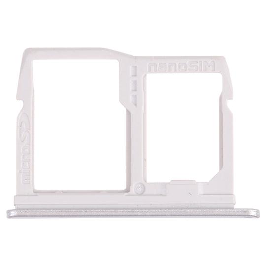 Nano-SIM-Kartenfach + Micro-SD-Kartenfach für LG K31 LM-K300Q, LMK300, LGL355DL (Silber)