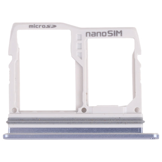 Nano-SIM-Kartenfach + Nano-SIM-Kartenfach / Micro-SD-Kartenfach für LG Wing 5G LMF100N, LM-F100N, LM-F100V, LM-F100 (Blau)