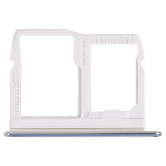 Nano-SIM-Kartenfach + Micro-SD-Kartenfach für LG Stylo 6 / K71 LMQ730HA, LM-Q730HA, LMQ730TM, LM-Q730TM (Blau)