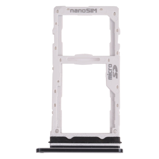Nano-SIM-Kartenfach + Micro-SD-Kartenfach für LG G8X ThinQ / V50S ThinQ 5G LM-V510N, LMG850EMW, LM-G850 (Schwarz)